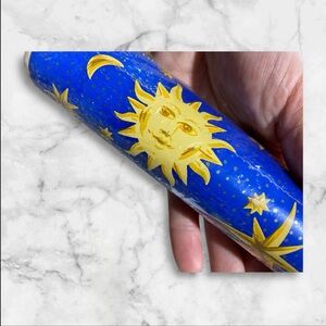 Vintages self adhesive liner Y2K sun and star theme